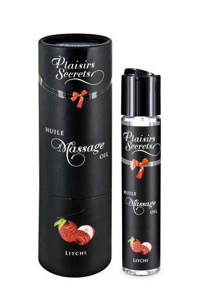 Массажное масло "Plaisirs Secrets" с ароматом и вкусом личи, 59ml 