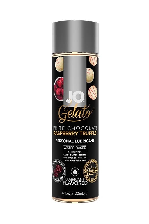 Гель на водной основе "JO Raspberry Truffle" с ароматом и вкусом трюфелей с малиной, 120ml  